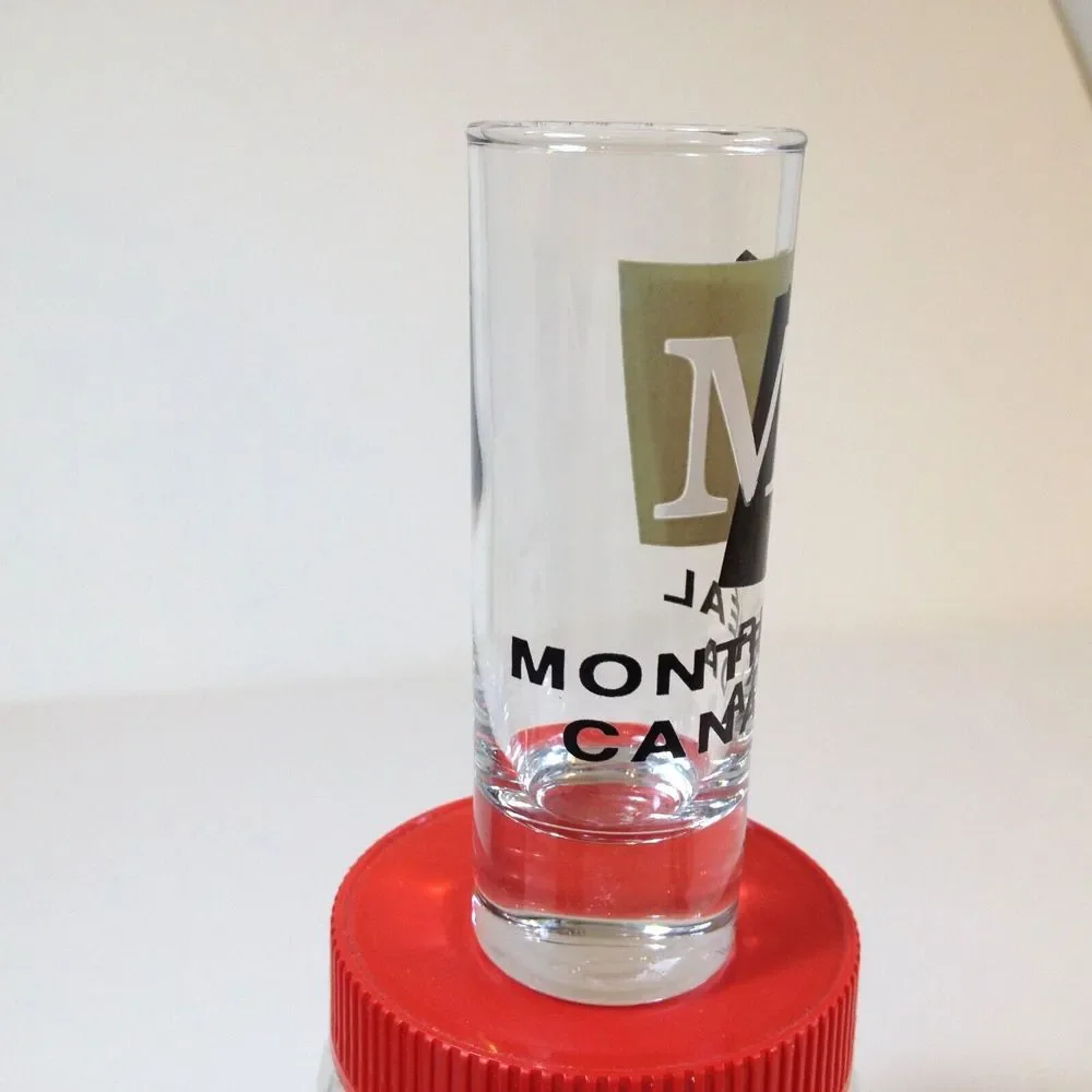 Vintage Montreal Canada Shooter Shot Glass Logo Design